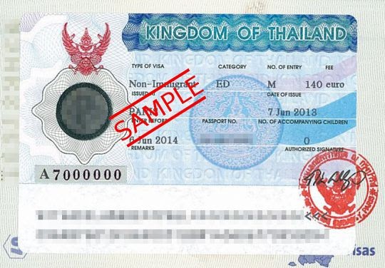 thai education visa