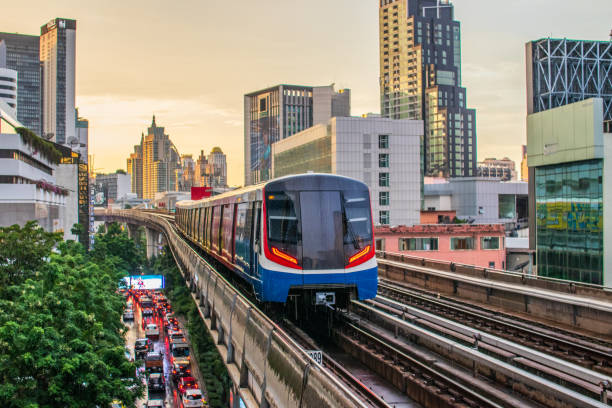 thailand work visa: train going to work